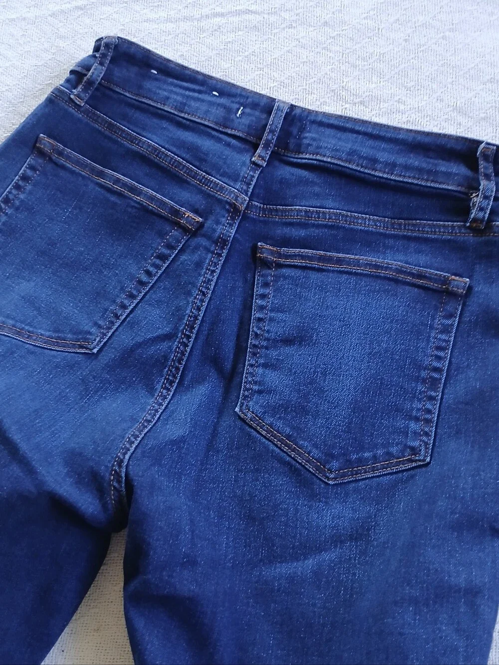 loft ♡ slim flare denim jeans 4/27 boho - Picture 7 of 10